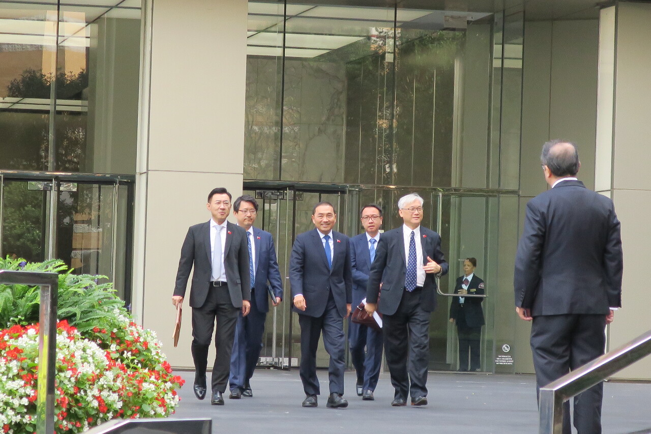 侯友宜拜會AIT總部 會晤3名共和黨籍眾議員