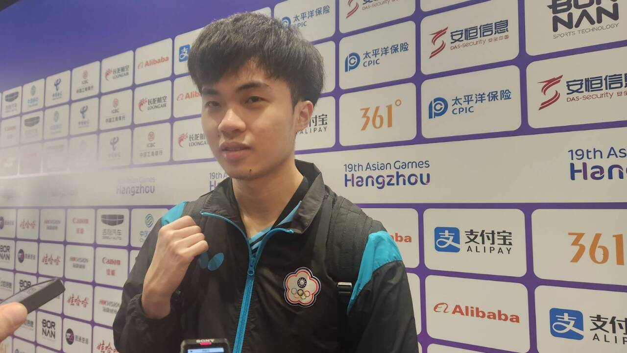 杭州亞運／男團打不贏中國  林昀儒專心備戰單、雙打