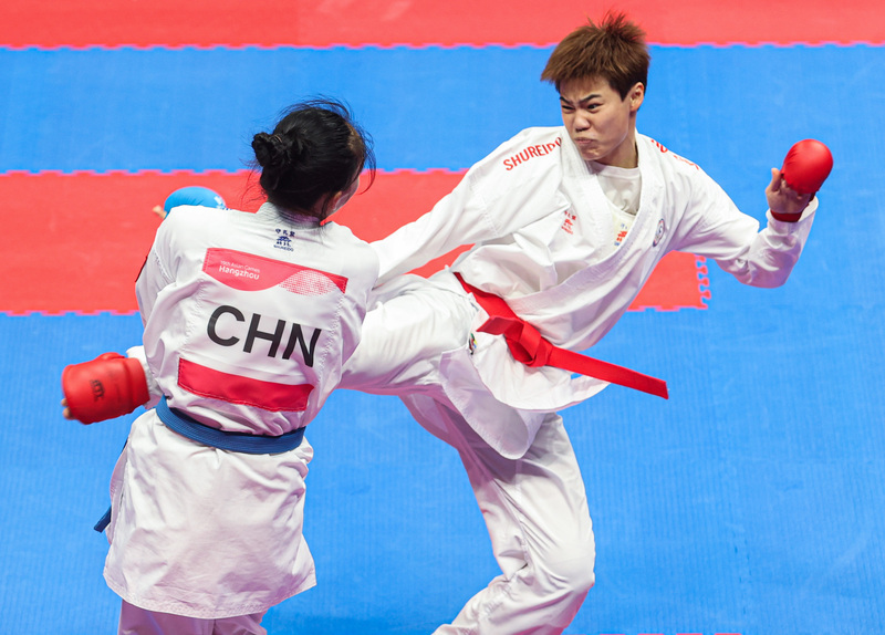 杭州亞運 / 空手道趙柔敗部復活賽勝出  闖進銅牌戰
