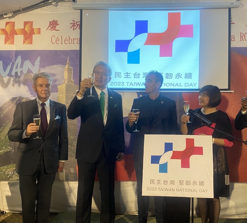 法國政要出席國慶酒會 稱台灣是安全貢獻者