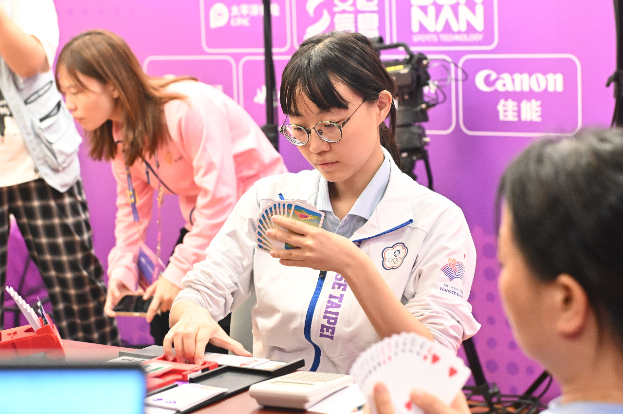杭州亞運／橋牌台灣混合團體摘金 女團惜敗摘銀
