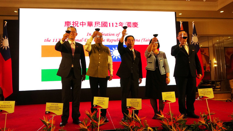 駐印度代表處國慶酒會 葛葆萱盼關係更上一層樓