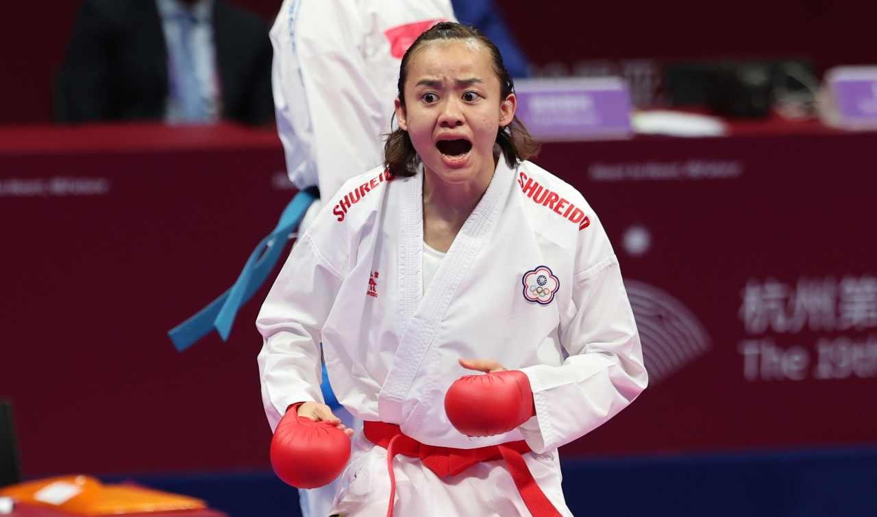杭州亞運／不敵烏茲別克選手 辜翠萍空手道奪銀