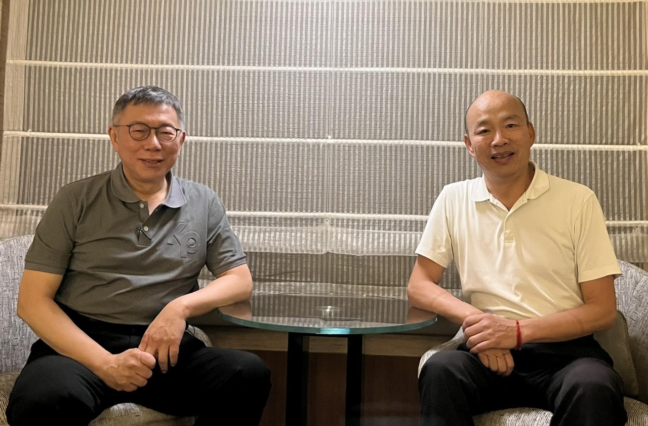 韓柯會 韓國瑜喊整合 人人都是桶箍