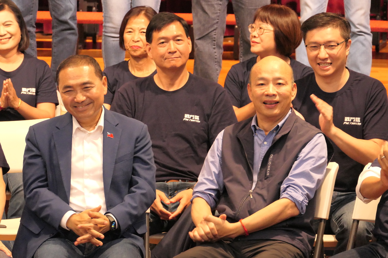 馬英九建議藍白合全民調 韓國瑜：高度支持與贊成