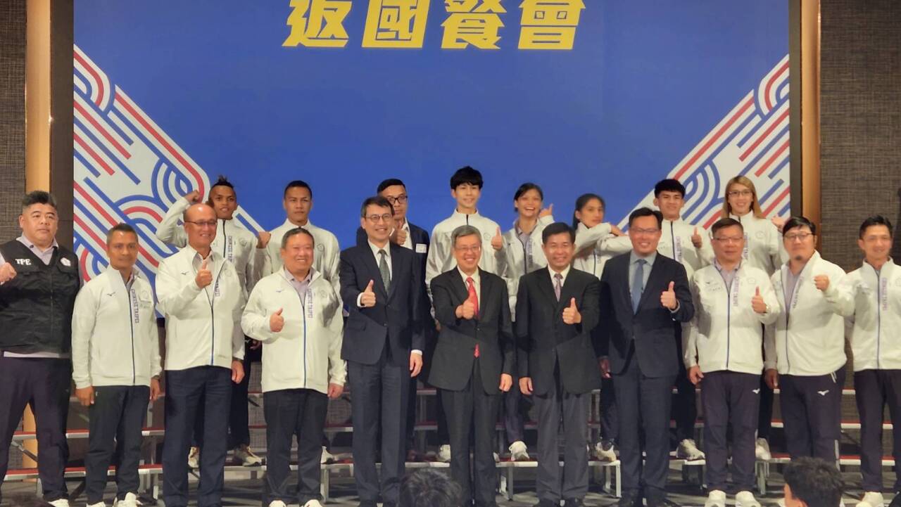 每百萬人金牌數排第1！陳建仁讚亞運健兒表現