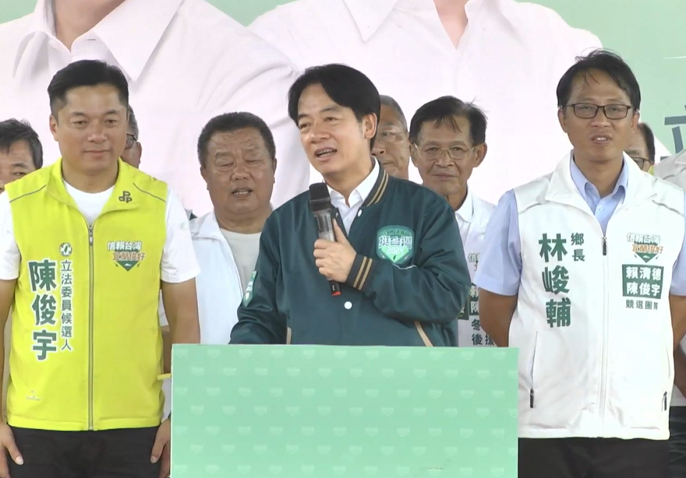 賴清德赴民主聖地宜蘭輔選 打學費補助政績牌拚勝選