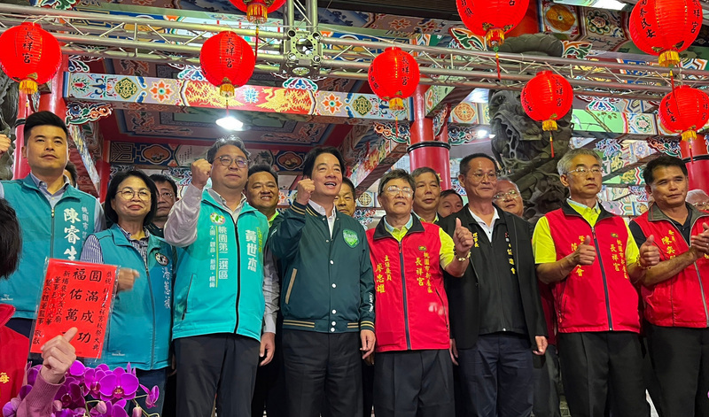 出席新屋長祥宮平安宴 賴清德：個人生活好國家社會跟著好