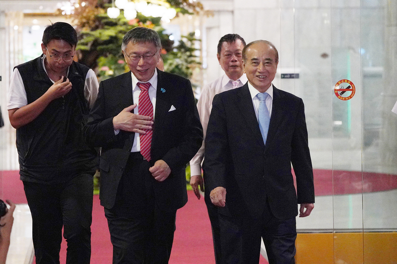 柯文哲會王金平 贊同「換位思考」建議