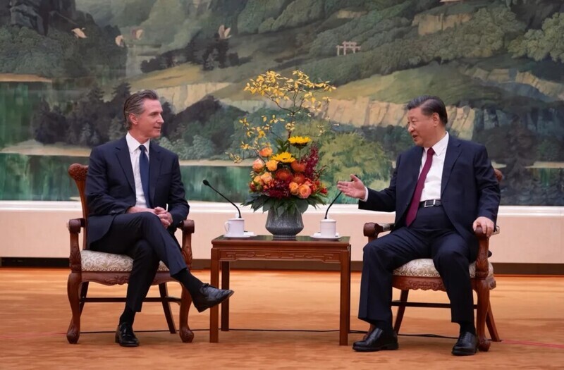 加州州長：向習近平提毒品危機 與王毅談到台灣