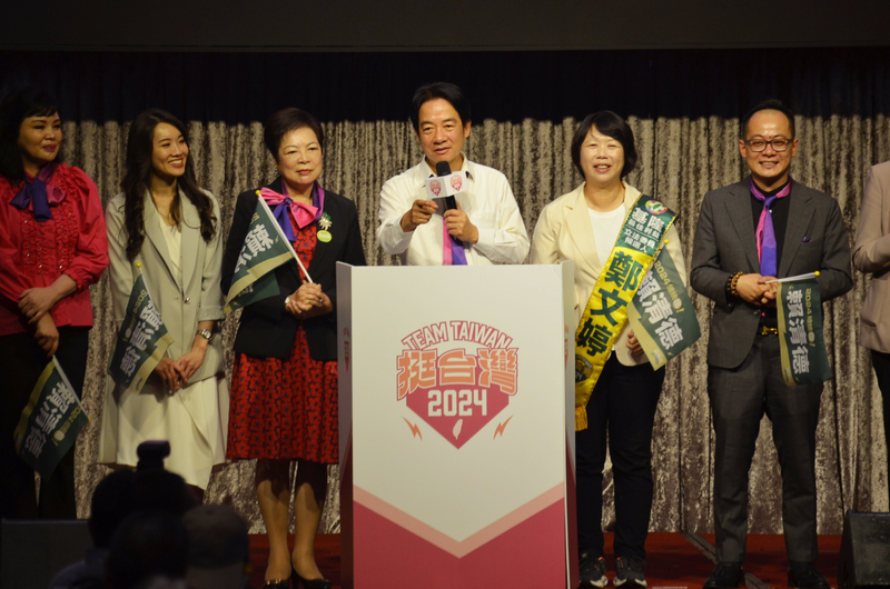 選戰愈趨激烈 賴清德：勝負關鍵在女性