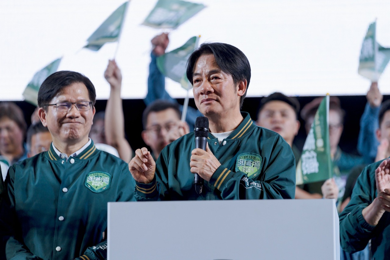 賴清德：我當總統兩岸開戰機率最低 中華民國國號依舊在