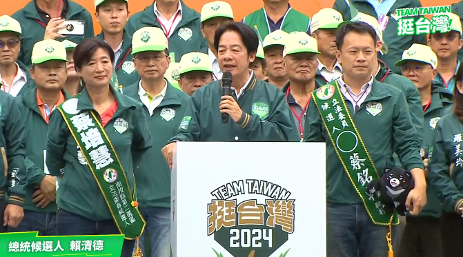 藍白合不如全民合 賴清德：選我繼續擦亮台灣品牌