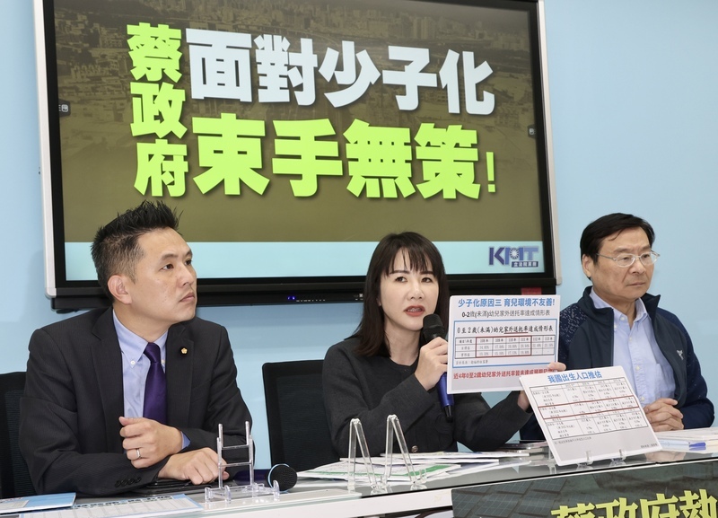 少子化問題 藍黨團批蔡政府束手無策