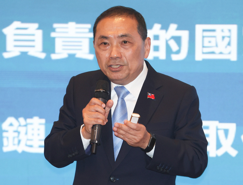 侯友宜：賴蕭配的兩岸政策只有喝珍奶 且會引戰