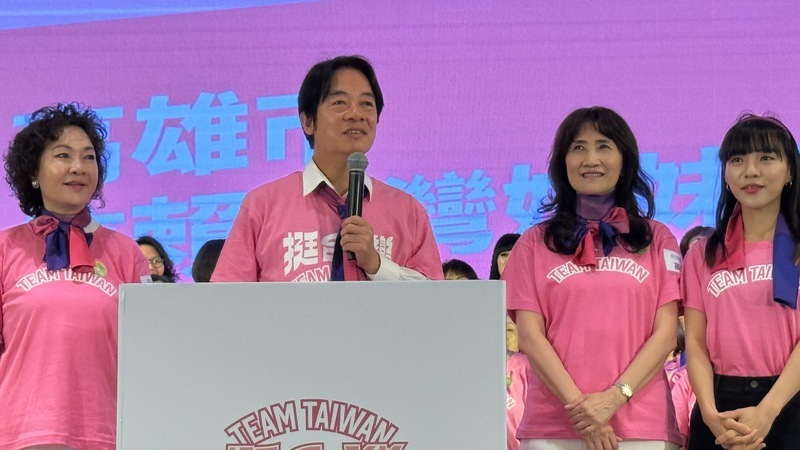 搶攻婦女票 賴清德：不論性別都能在台灣追求夢想