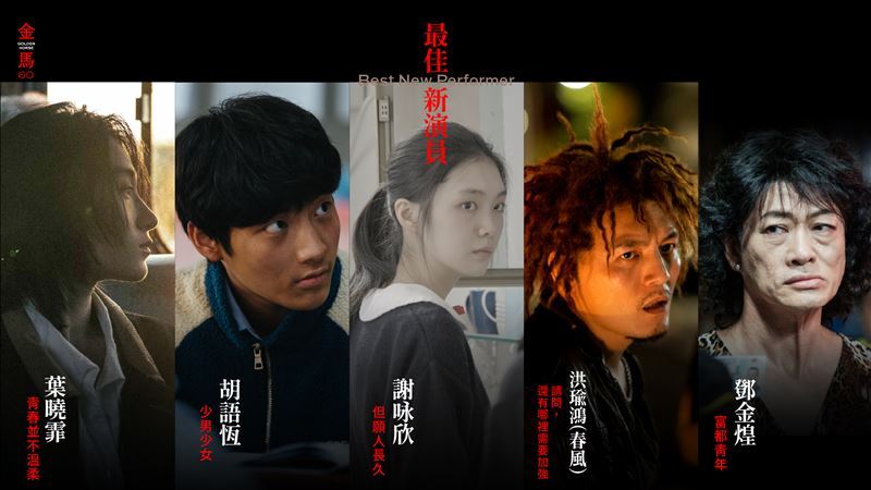 金馬60／最佳新演員廝殺  葉曉霏PK胡語恆