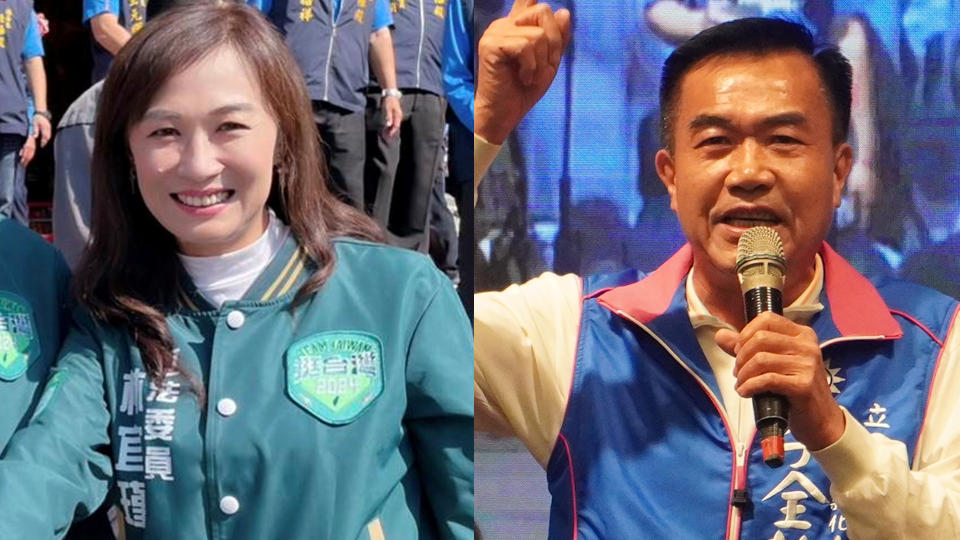 台南立委綠拚3度全壘打  李全教強攻第4選區
