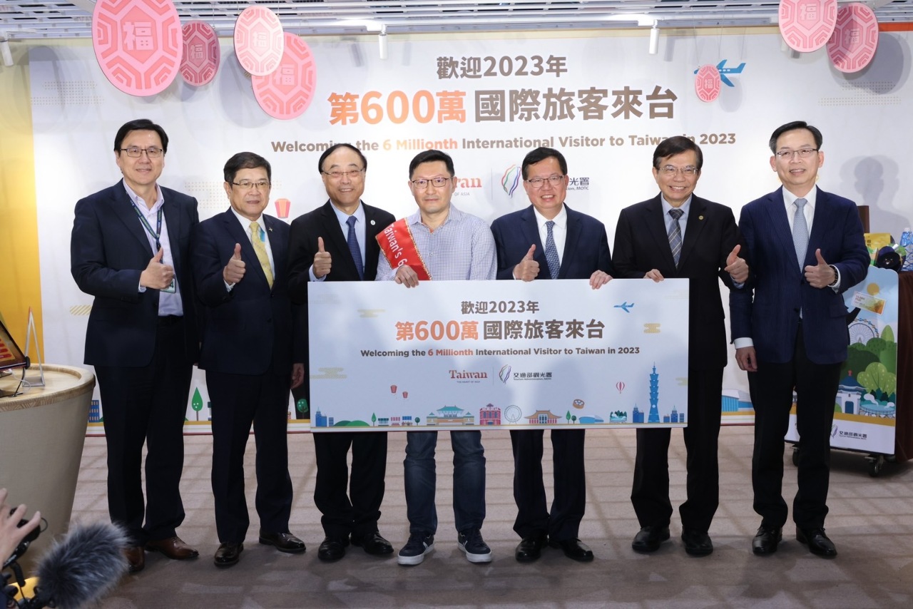 第600萬國際旅客現身桃機 鄭文燦：加碼推會展旅遊