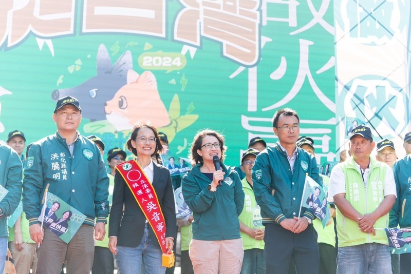 南下彰化輔選   蕭美琴：讓民進黨國會過半好做事