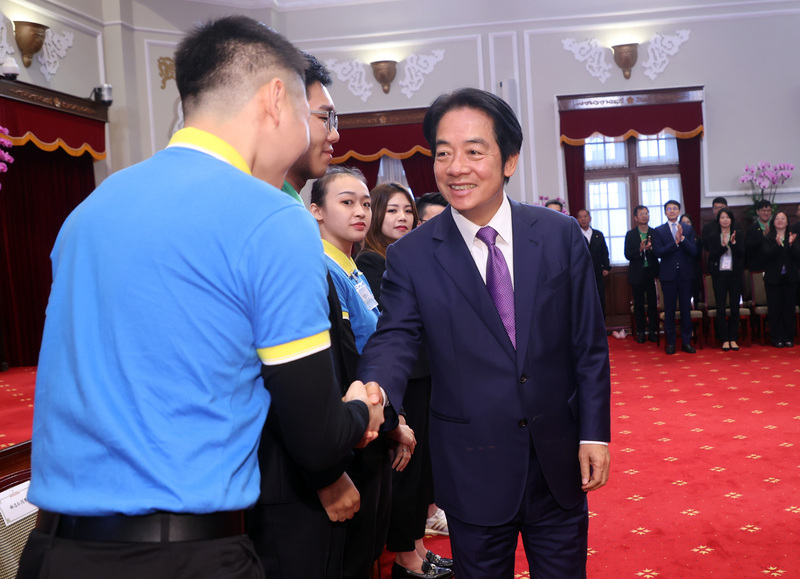 賴清德鼓勵青年走出國門 與印太等國建立更緊密交流