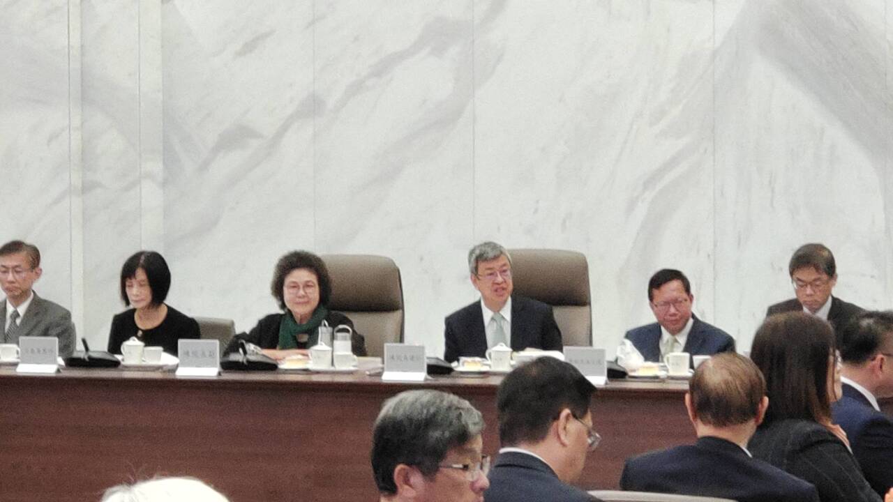 監院巡察政院 陳菊：盼兩院合作打擊詐騙