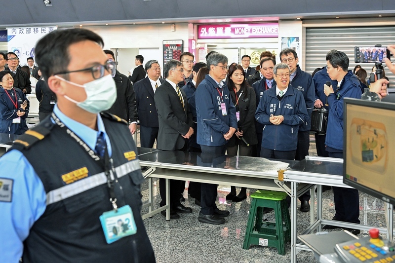 視察非洲豬瘟邊境檢疫 陳建仁：台灣樹立亞洲典範