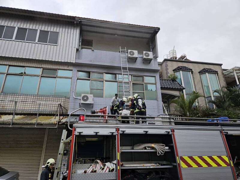 竹縣湖口民宅火警 消防分隊長殉職