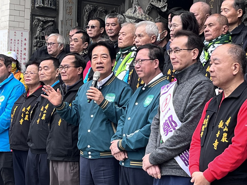 選戰最後關頭賴清德赴桃竹催票 力拚國會過半