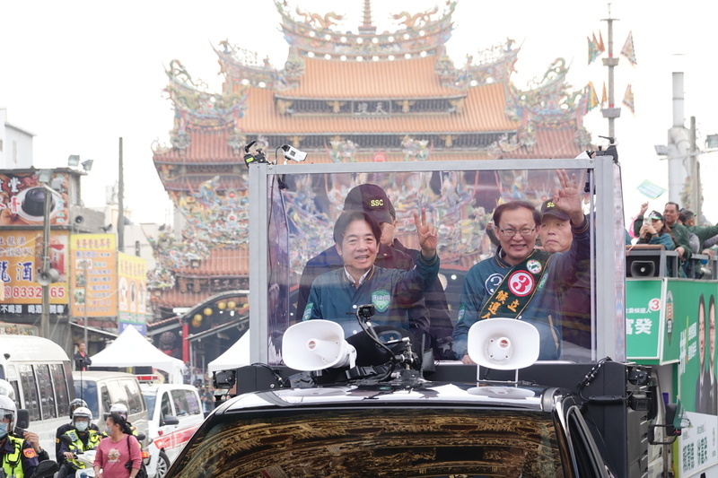 啟動全台車掃 賴清德：走勝利之路前進總統府
