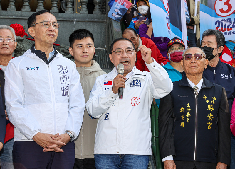 侯友宜台南拜票 喊不要引戰國家隊就政黨輪替