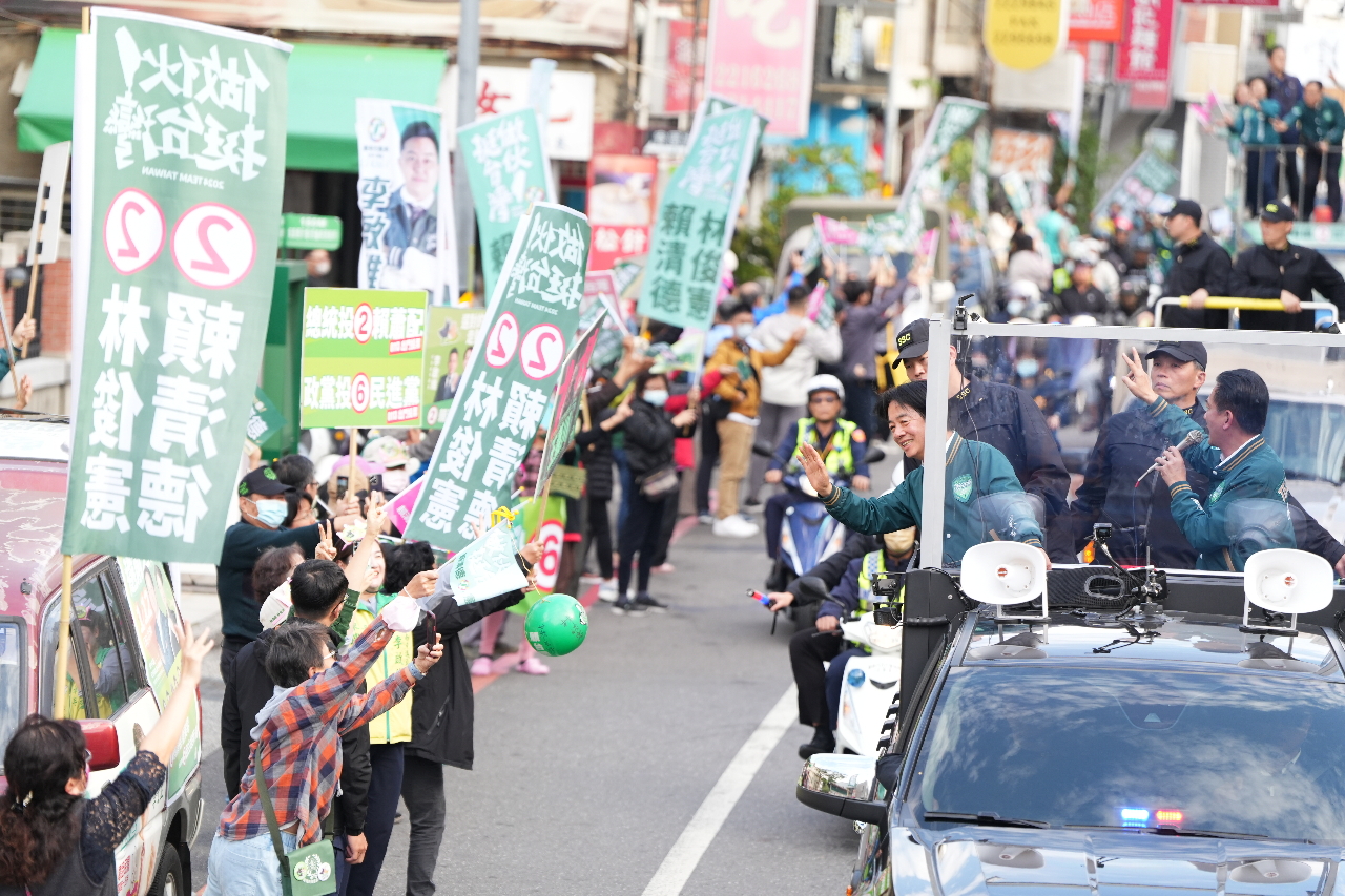 賴清德回本命區台南車掃大受歡迎 充分展現主場優勢