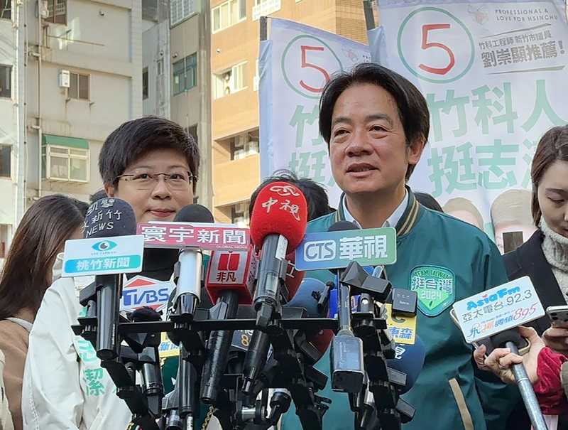 最後衝刺 賴清德桃竹馬拉松接力大車掃拚勝選