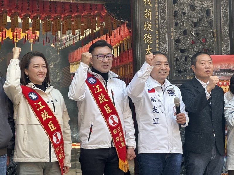 侯籲集中選票 選後藍白合組聯合政府