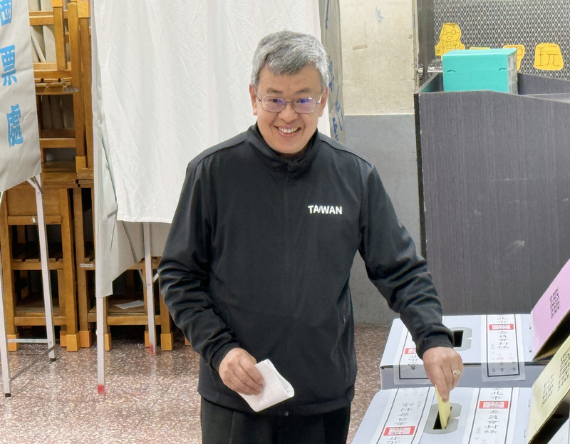 陳建仁：投票秩序良好順利 籲選民投票盡公民義務