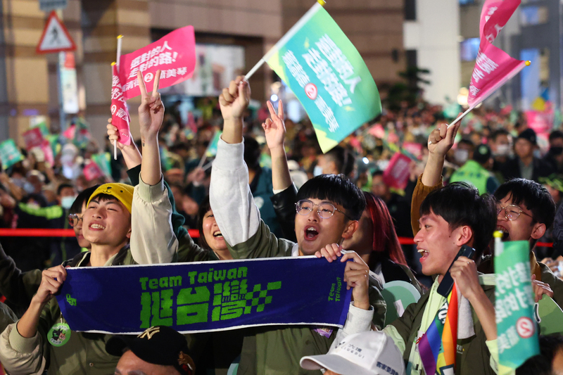中選會開票截至晚間8時 賴蕭配突破520萬票暫居第一