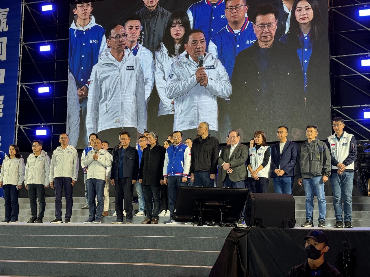 侯友宜發表敗選感言：遺憾未能完成政黨輪替