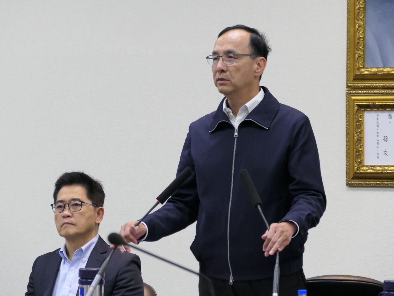 選後黨內逼宮 朱立倫：我會堅定奮戰到任期結束
