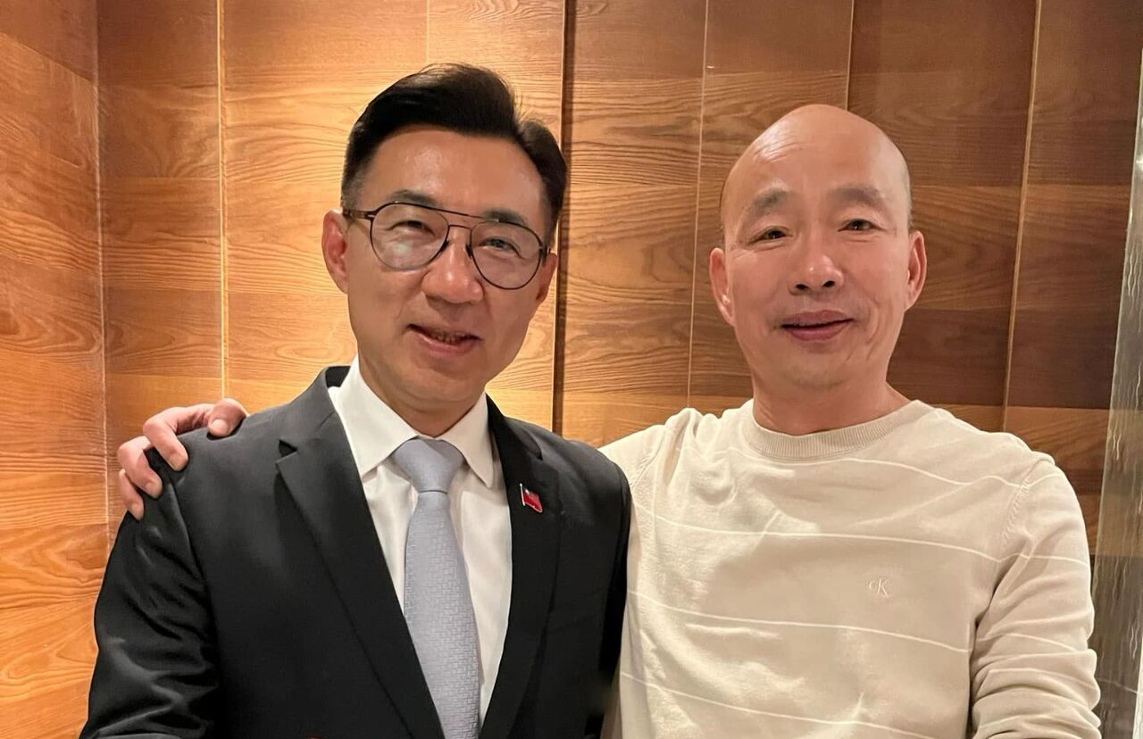韓國瑜宣布搭檔江啟臣角逐立院正副院長 喊話民眾黨遞橄欖枝