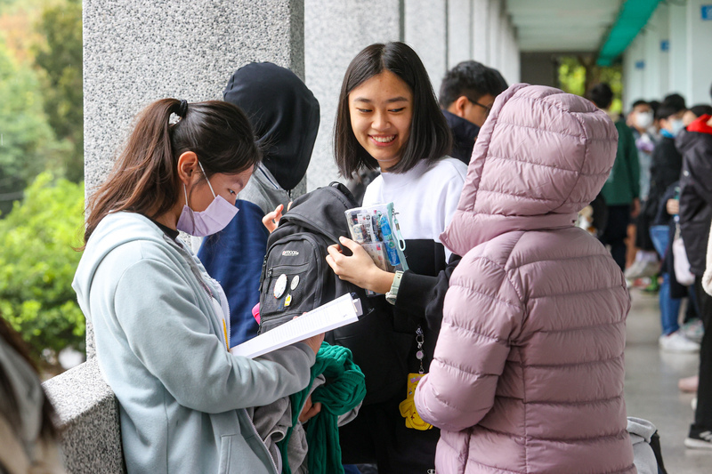 學測最後一天考數B、社會  注意保暖