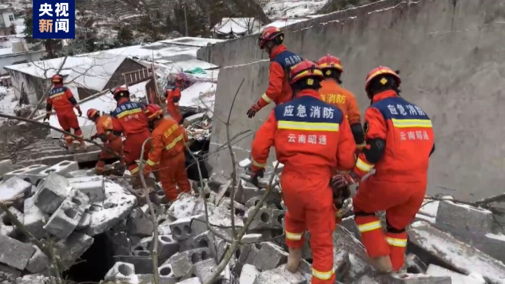 中國雲南山體滑坡 47人被埋