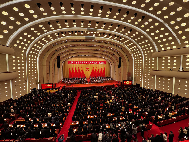 上海人大登場 2024年經濟成長率目標訂在5%左右