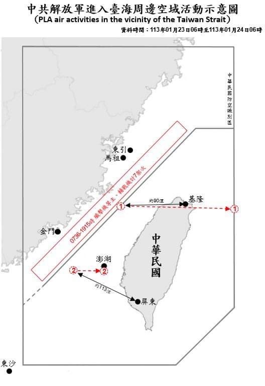 共機持續擾台  1氣球穿越北部上空