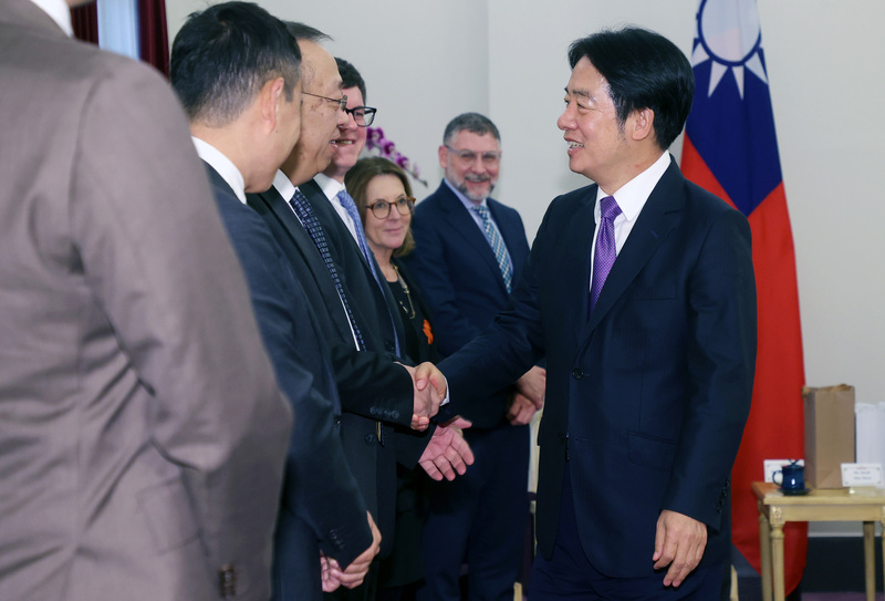接見選後首個來訪美國智庫 賴清德感謝對台支持