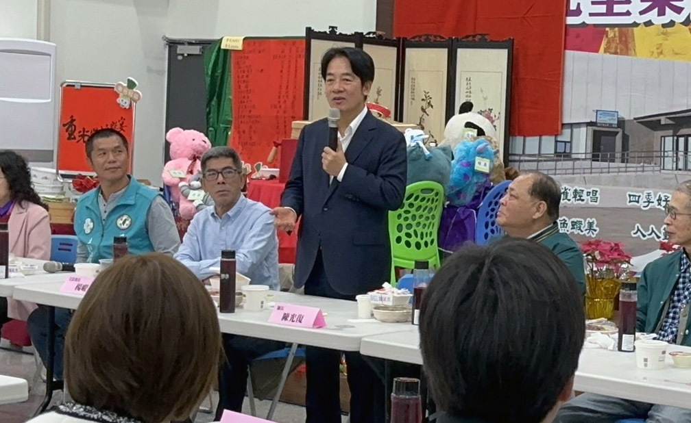 賴清德飛抵澎湖謝票 承諾支持澎湖發展