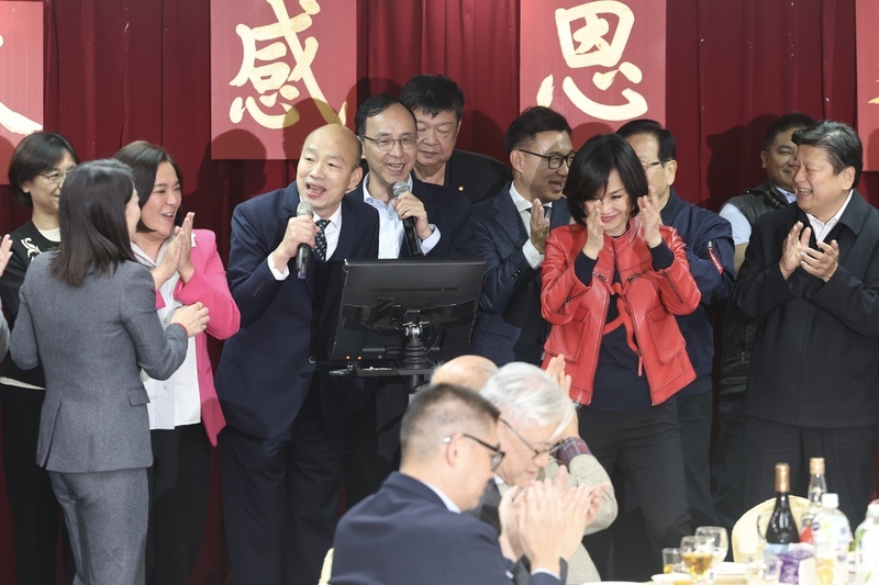 在中國的努力下韓國瑜終於當上立院院長