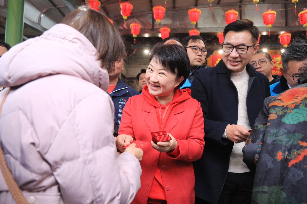 盧秀燕發市長小紅包 強調愛才惜才延攬蔡壁如