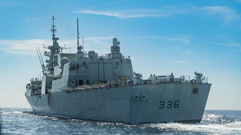 加拿大軍艦結束東海演練 疑正通過台灣海峽