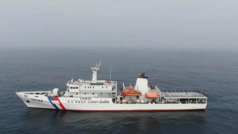 中國研究船現蹤東北海域  海巡艦艇監控中