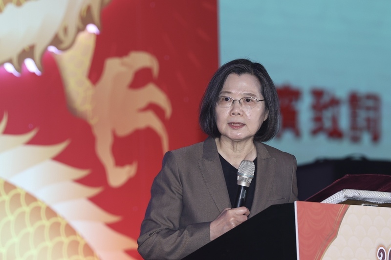 蔡總統：新南向政策成功提升合作 感謝台商海外打拚